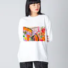 ヒラモトユミエの☆☆☆ Big Long Sleeve T-Shirt