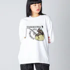 シロクマ商店の釣りクマ Big Long Sleeve T-Shirt