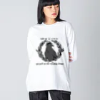 シロクマ商店のおしゃからす Big Long Sleeve T-Shirt