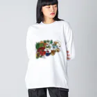 ごはんくんと仲間たちのごはんだよ、全員集合！ Big Long Sleeve T-Shirt