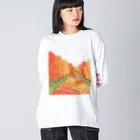 KANAT  LAMHITAの秋の散歩道 Big Long Sleeve T-Shirt