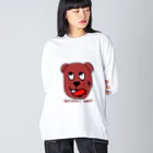 あきけん@カラオケYouTuberのHateful bear Big Long Sleeve T-Shirt