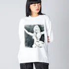 ieharatoshiakiのアルコールよりもイチゴのソーダ（両面プリント） Big Long Sleeve T-Shirt