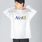 猫ねむりzzz..のNekologo ビッグシルエットロングスリーブTシャツ