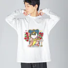 exotic＊otomeのクイーン★をとめ ビッグシルエットロングスリーブTシャツ