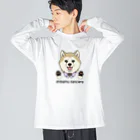 豆つぶのshiba-inu fanciers(シニア柴) Big Long Sleeve T-Shirt