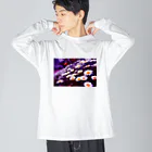 SHOPマニャガハのデイジー(ver:紫) Big Long Sleeve T-Shirt