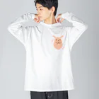 AtelierPlayroomのお祈りうさぎ（デザイン小さめ） Big Long Sleeve T-Shirt