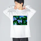 akane_art（茜音工房）の癒しの風景（アジサイ） Big Long Sleeve T-Shirt