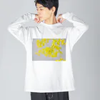 akane_art（茜音工房）の癒しの風景（オミナエシ） Big Long Sleeve T-Shirt