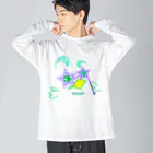 カニホイップのシャレ眼鏡（色付き） Big Long Sleeve T-Shirt