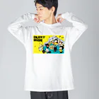 フルタハナコの「ハナばたけ」のENJOY MUSIC ビッグシルエットロングスリーブTシャツ