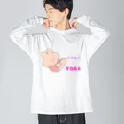 にゃんこ日替り湯のうサウナ♡yoga🧘‍♀️ Big Long Sleeve T-Shirt