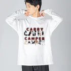 Fortune Campers そっくの雑貨屋さんのCARRY CAMPER ビッグシルエットロングスリーブTシャツ