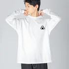manaのONIGIRI is OISHII!!(三角) ビッグシルエットロングスリーブTシャツ