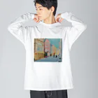 金木犀のストックホルムの路地裏 Big Long Sleeve T-Shirt