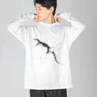 あるごんのハンドリングされるサルバトールモニター Big Long Sleeve T-Shirt