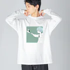 はちやあい/イラストレーターのお魚ボーイ Big Long Sleeve T-Shirt