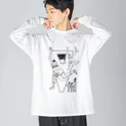 YU's SHOPのバスケットボールプレーヤーJR Big Long Sleeve T-Shirt