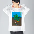 六二三・Aの草栄える Big Long Sleeve T-Shirt