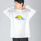 HANABI🌈のうちあげHANABI ビッグシルエットロングスリーブTシャツ