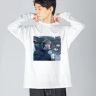 iamotoのキムテヒョン Big Long Sleeve T-Shirt