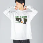 シロクマ商店の兵隊ネコ Big Long Sleeve T-Shirt