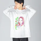 りとるたまのクリスマスローズ Big Long Sleeve T-Shirt