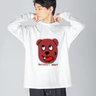 あきけん@カラオケYouTuberのHateful bear Big Long Sleeve T-Shirt