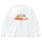 RacCOOLus-ラクーラス-のタヌキとアライグマの秋支度 Big Long Sleeve T-Shirt