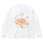 すずきいときちのさらまんだーとオオサンショウウオ Big Long Sleeve T-Shirt