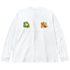 ISESTYLEのFRESH VEGETABLES ビッグシルエットロングスリーブTシャツ