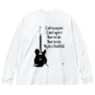 Màau Music.貓音樂 マウミュージックネコショップの政元裕羽ギターBS長袖T 選べるカラー Big Long Sleeve T-Shirt