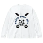 びみょかわアニマルのピエロ犬 Big Long Sleeve T-Shirt