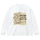 わんだーぱうだーの愛犬と一緒なら全てがよくなります！ Big Long Sleeve T-Shirt