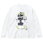 AND SHOUT merchandiseのオオシロムネユミ AND SHOUT ビッグシルエットロングスリーブTシャツ