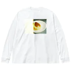 エモい写真館のクリームパンたべたい Big Long Sleeve T-Shirt