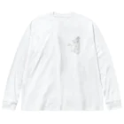 とげとげはっぱのベース弾くネコ 2 Big Long Sleeve T-Shirt