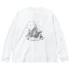 オグチヨーコのインコさんとキャンプファイヤー Big Long Sleeve T-Shirt