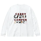 Fortune Campers そっくの雑貨屋さんのCARRY CAMPER ビッグシルエットロングスリーブTシャツ