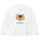 KEDAMONO Lab.のまえがみちゃんBIGロンティー ビッグシルエットロングスリーブTシャツ