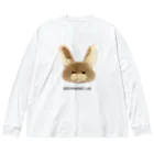 KEDAMONO Lab.のむぎちゃん ビッグシルエットロングスリーブTシャツ