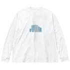 mainoilkoのホワイト企業 Big Long Sleeve T-Shirt