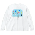 SU-KUのベタですみません。風船 ビッグシルエットロングスリーブTシャツ