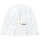 KAMAP ＆ Ricaの【KAMAP】すんすんジャンガリアン Big Long Sleeve T-Shirt