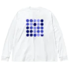 SU-KUのこっそり・杜若色 Big Long Sleeve T-Shirt