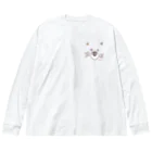 PonNeRu☆のBowMew＊ビッグシルエットロングスリーブTシャツ Big Long Sleeve T-Shirt