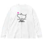 Atelier Cのヒッポー（カバ） Big Long Sleeve T-Shirt