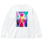 オミナエシの夢の中のクマちゃん Big Long Sleeve T-Shirt