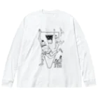 YU's SHOPのバスケットボールプレーヤーJR Big Long Sleeve T-Shirt